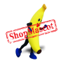 Happy Lightweight Banana Mascot Costume