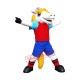 Sport White Horse Mascot Costume Sport White Horse Mascot Costume