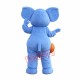 Best Quality Blue Elephant Mascot Costume