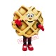 Waffle Mascot Costume Waffle Mascot Costume