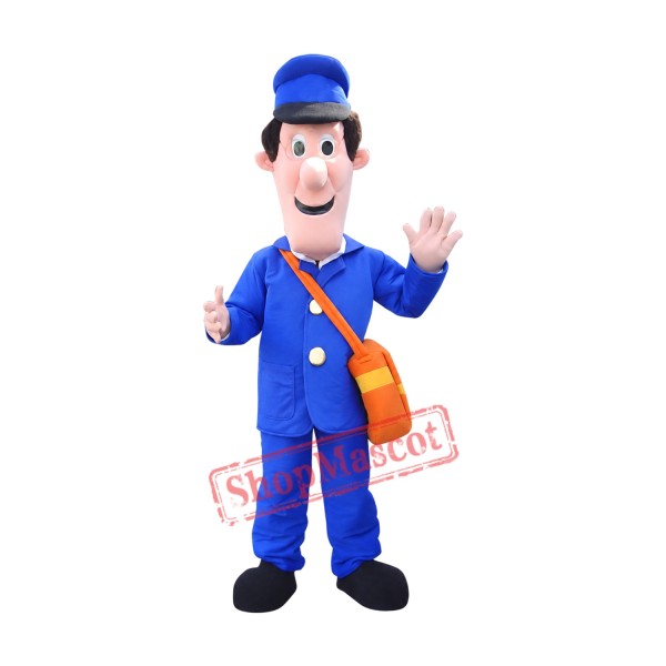 Postman Mascot Costume Postman Mascot Costume