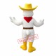 Cowboy Chicken Mascot Costume Cowboy Chicken Mascot Costume
