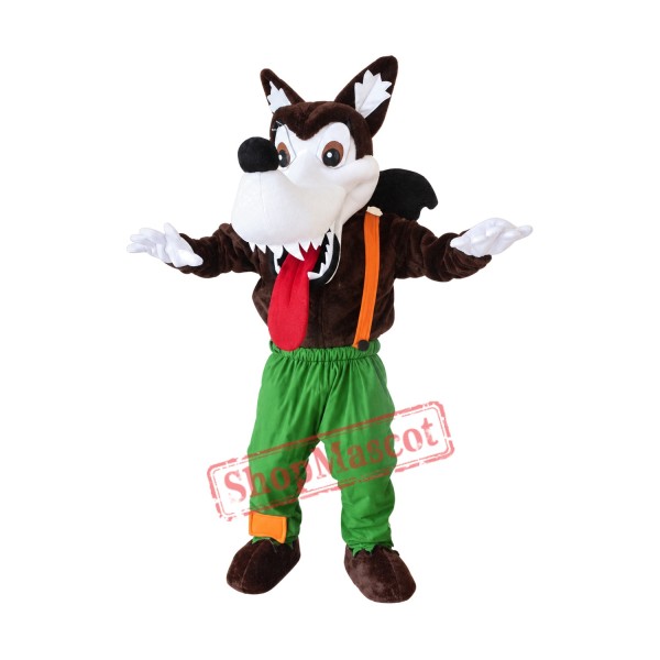 Wild Wolf Mascot Costume Free Shipping