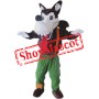 Wild Wolf Mascot Costume Free Shipping