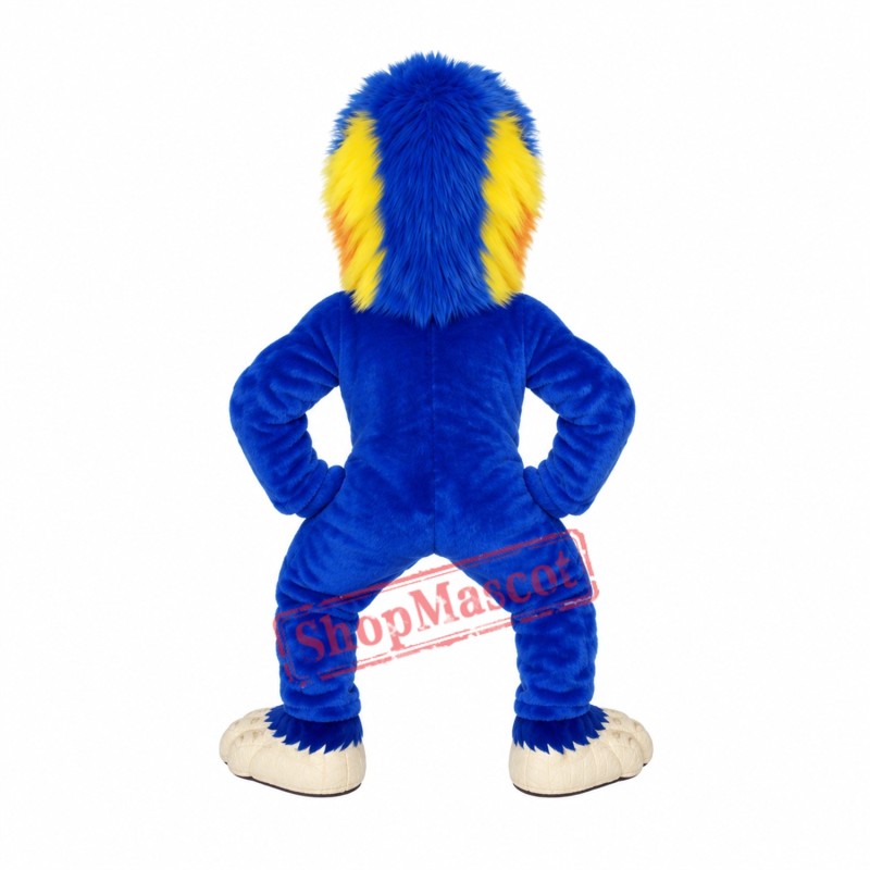 Blue Baboon Mascot Costume Blue Baboon Mascot Costume