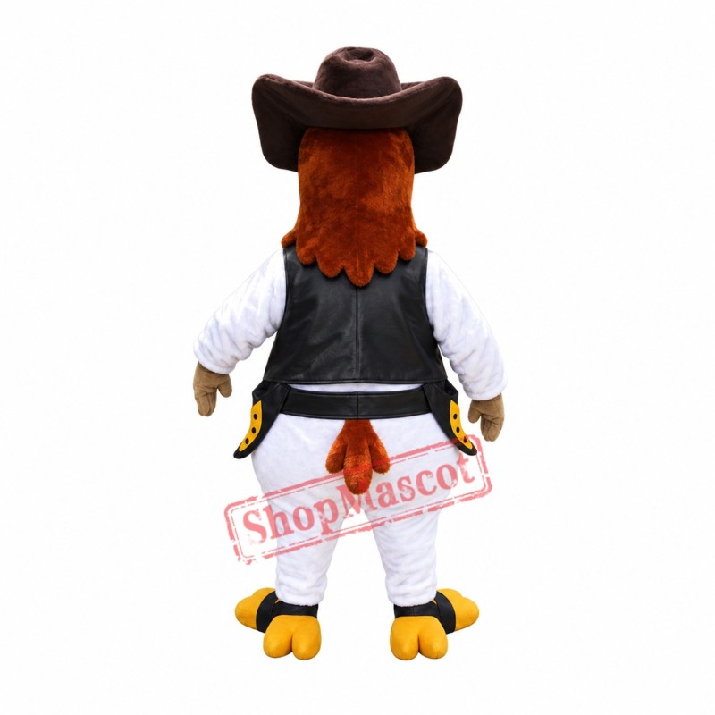 Police Rooster Mascot Costume Police Rooster Mascot Costume