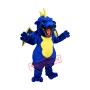 Fierce Blue Dragon Mascot Costume
