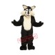 Black & White Wolf Mascot Costume Free Shipping