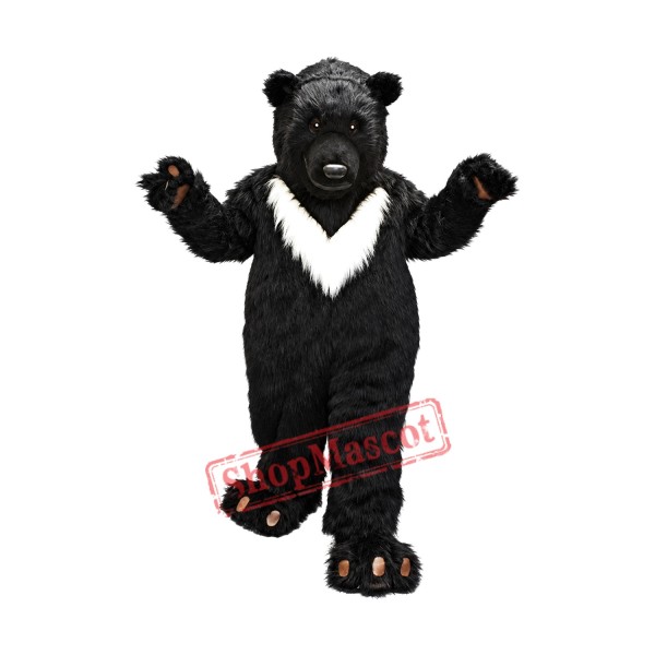 Big Black Bear Mascot Costume