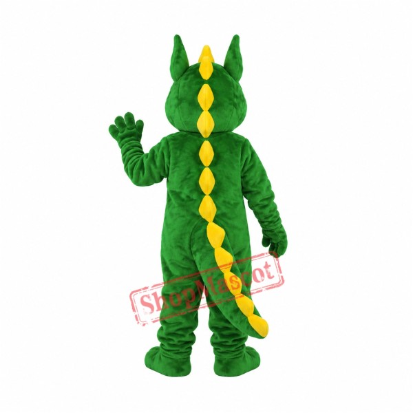 Big Green Dragon Mascot Costume Big Green Dragon Mascot Costume