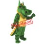 Big Green Dragon Mascot Costume