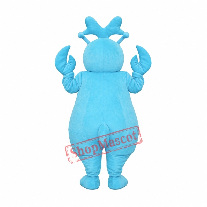 Blue Snout Beetle Mascot Costume Blue Snout Beetle Mascot Costume