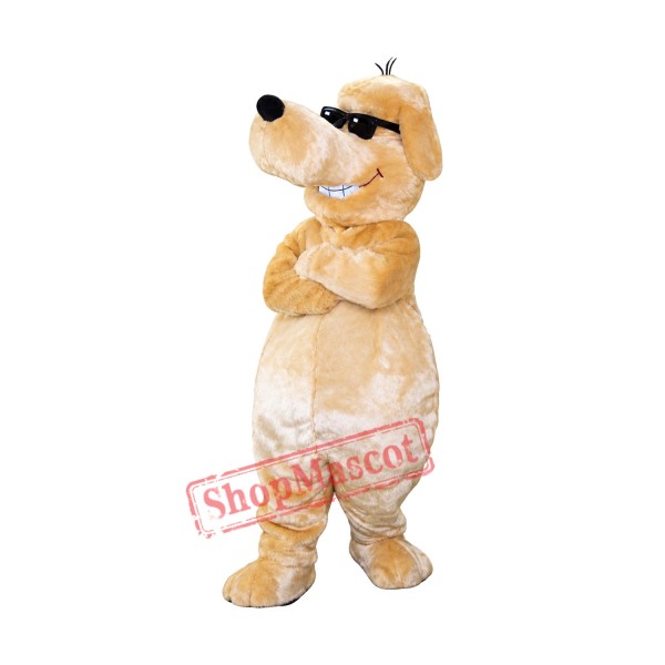 Sunglasses Dog Mascot Costume