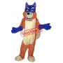 Blue Fox Mascot Costume