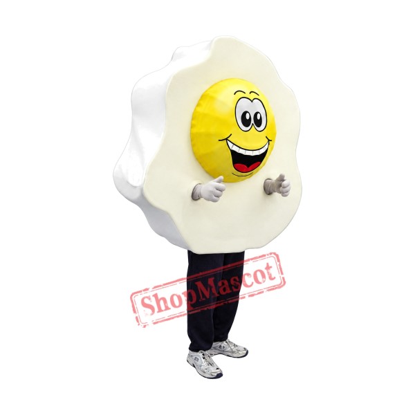 Big Fried Egg Mascot Costume