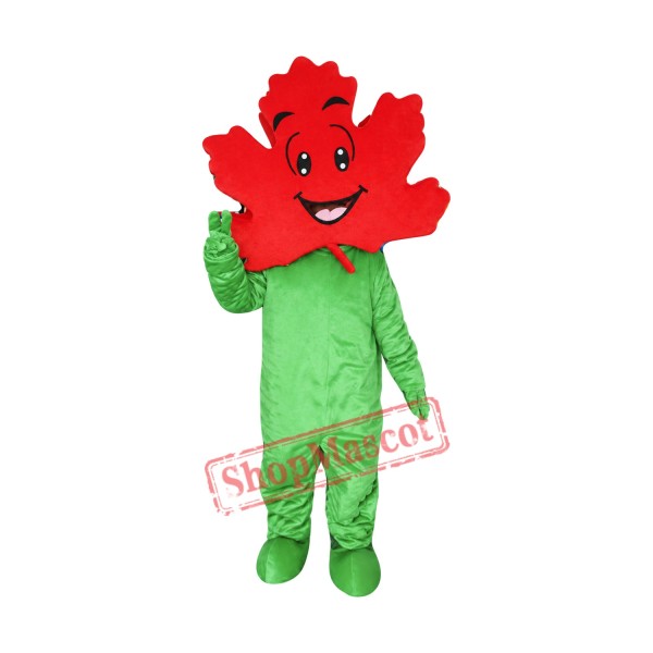 Maple Leaf Mascot Costume