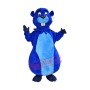 Blue Beaver Mascot Costume