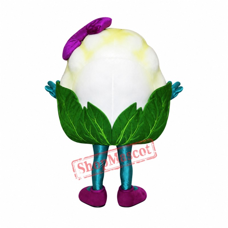 Cauliflower Mascot Costume Cauliflower Mascot Costume