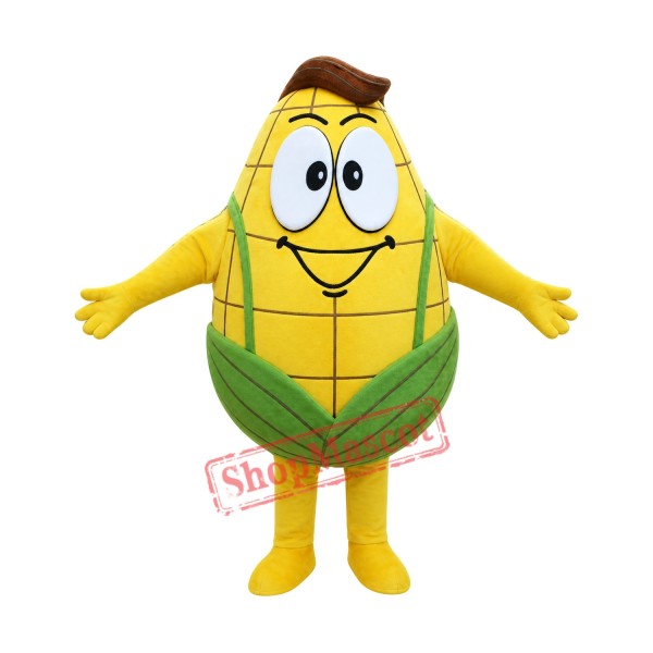 Golden Mr Corn Mascot Costume