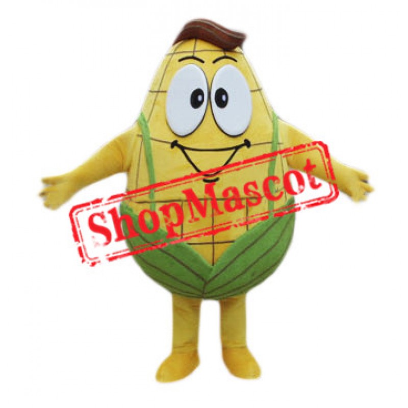 Golden Mr Corn Mascot Costume