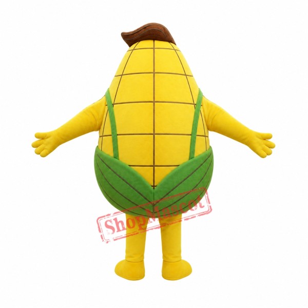 Golden Mr Corn Mascot Costume