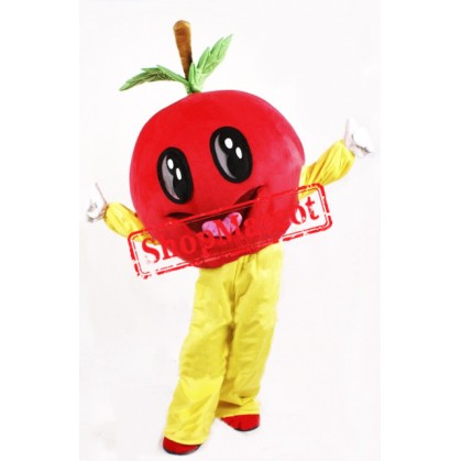 Cheap Red Apple Mascot Costume