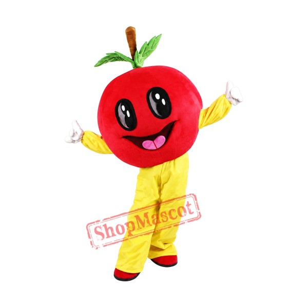 Cheap Red Apple Mascot Costume Cheap Red Apple Mascot Costume