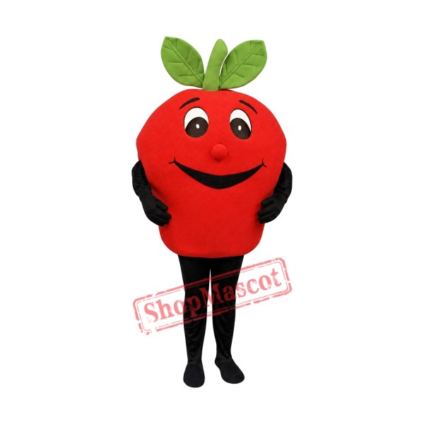 Happy Lightweight Red Apple Mascot Costume Happy Lightweight Red Apple Mascot Costume