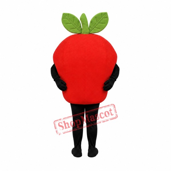 Happy Lightweight Red Apple Mascot Costume