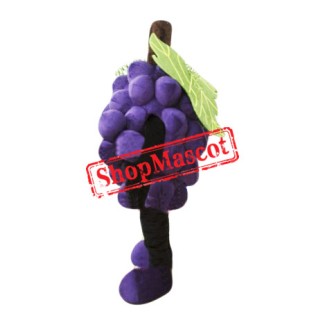 Purple Grape Mascot Costume