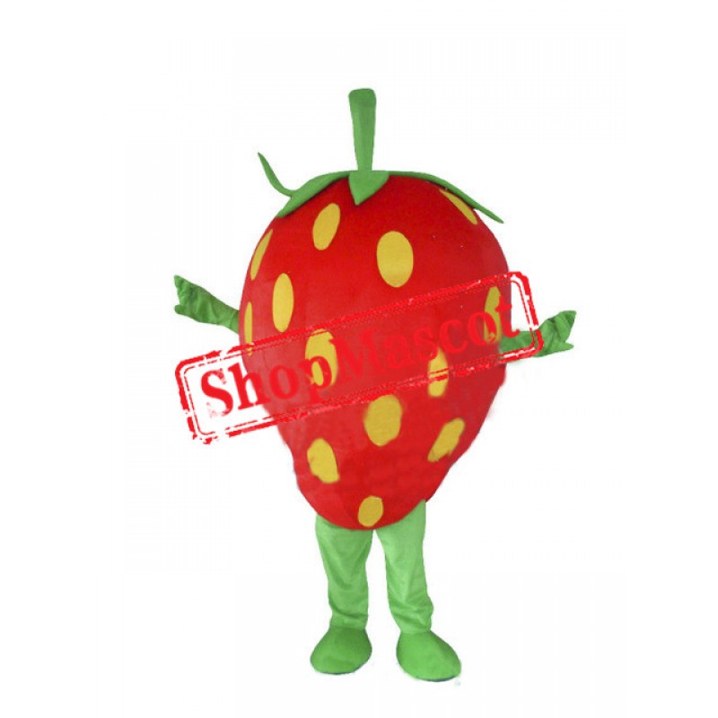 Cheap Strawberry Mascot Costume
