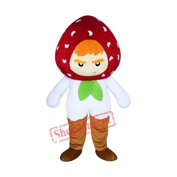 Strawberry Boy Mascot Costume
