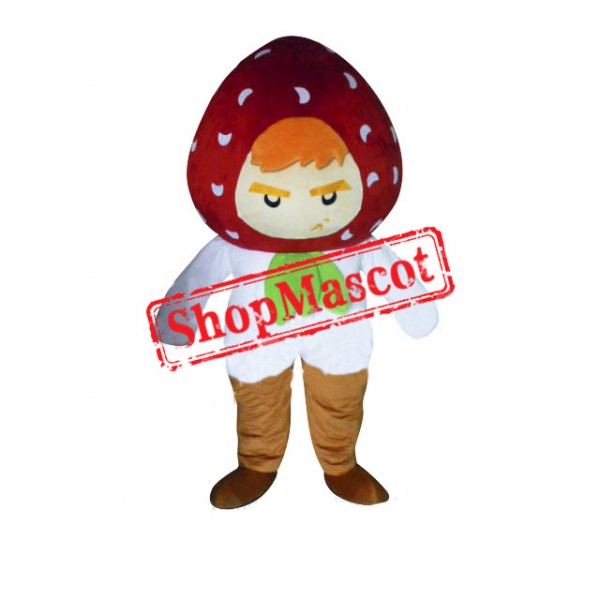 Strawberry Boy Mascot Costume