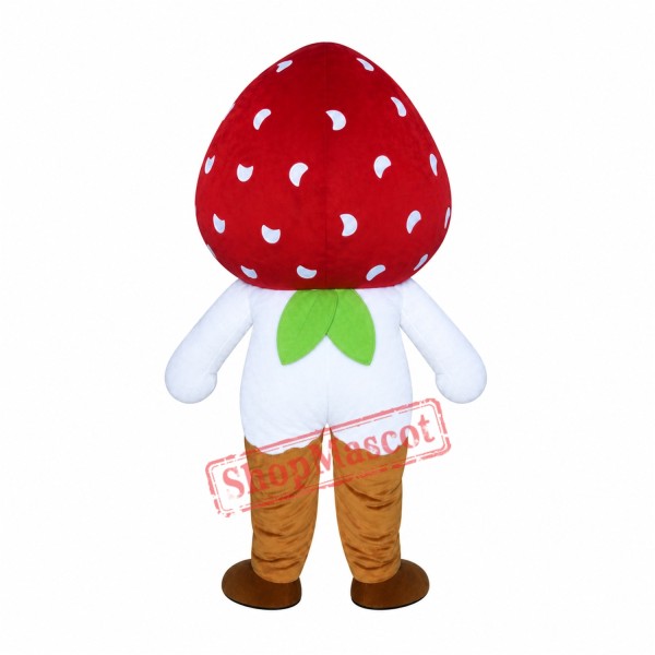 Strawberry Boy Mascot Costume Strawberry Boy Mascot Costume