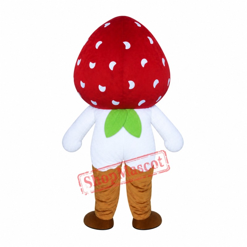 Strawberry Boy Mascot Costume Strawberry Boy Mascot Costume