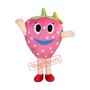 Pink Strawberry Mascot Costume