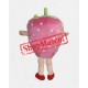 Pink Strawberry Mascot Costume