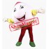Pink Peach Mascot Costume
