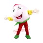 Pink Peach Mascot Costume