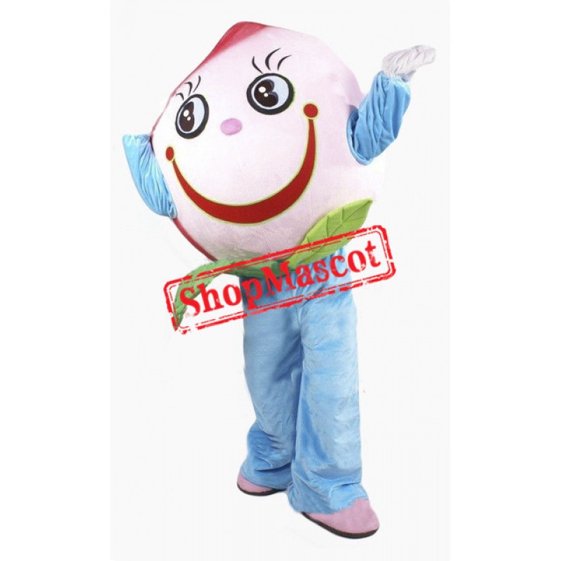 Cheap Pink Peach Mascot Costume