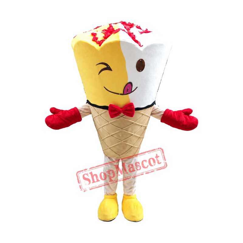 Sundae Ice Cream Mascot Costume Sundae Ice Cream Mascot Costume