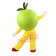 Happy Green Apple Mascot Costume