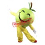 Happy Green Apple Mascot Costume