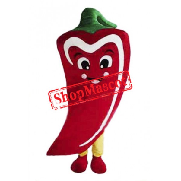 Red Chili Mascot Costume