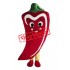 Red Chili Mascot Costume