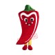 Red Chili Mascot Costume