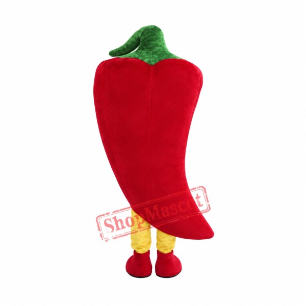 Red Chili Mascot Costume Red Chili Mascot Costume