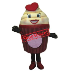 Girl Ice Cream Mascot Costume