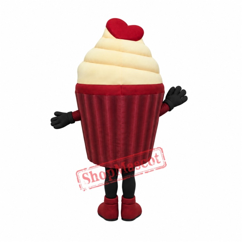 Girl Ice Cream Mascot Costume Girl Ice Cream Mascot Costume