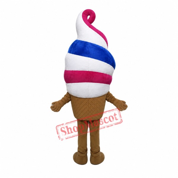 Happy Ice Cream Mascot Costume Happy Ice Cream Mascot Costume
